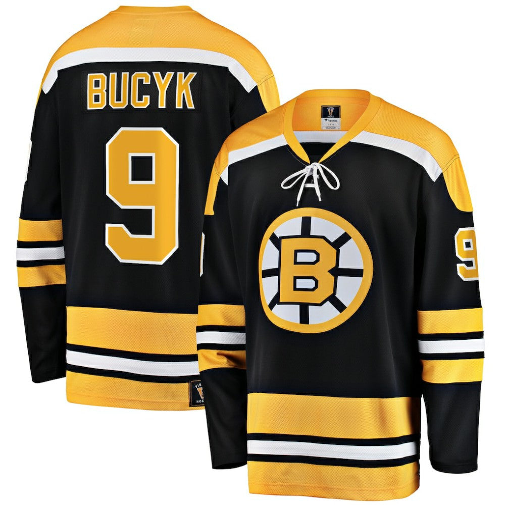 John Bucyk Boston Bruins Fanatics Premier Breakaway Retired Player Jersey - Black Jerseys