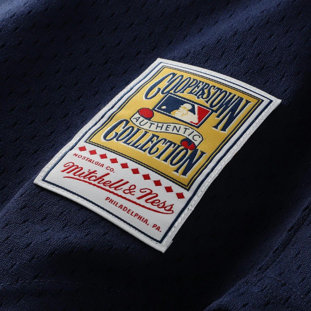 Bo Jackson California Angels Cooperstown Collection Mesh Batting Practice Button-Up Jersey Navy
