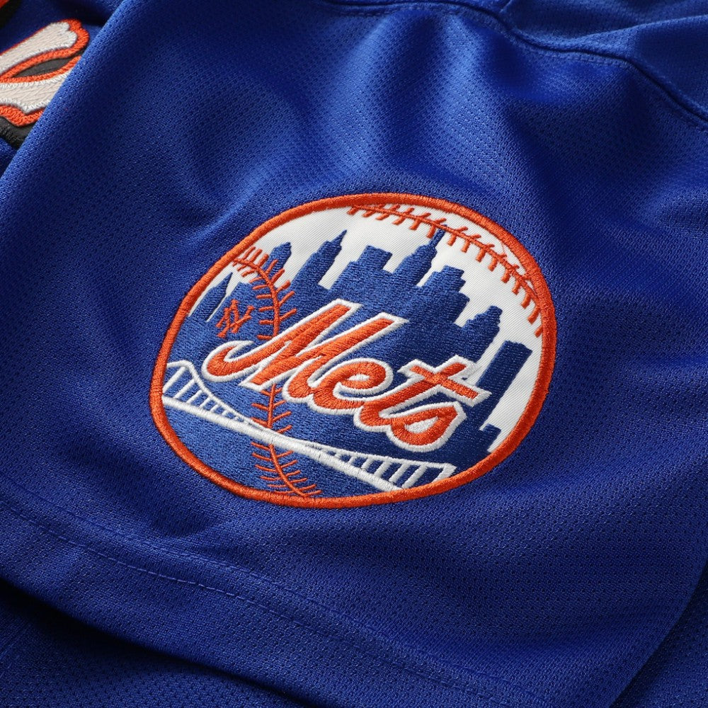 Mike Piazza New York Mets Cooperstown Collection Mesh Batting Practice Button-Up Jersey Royal