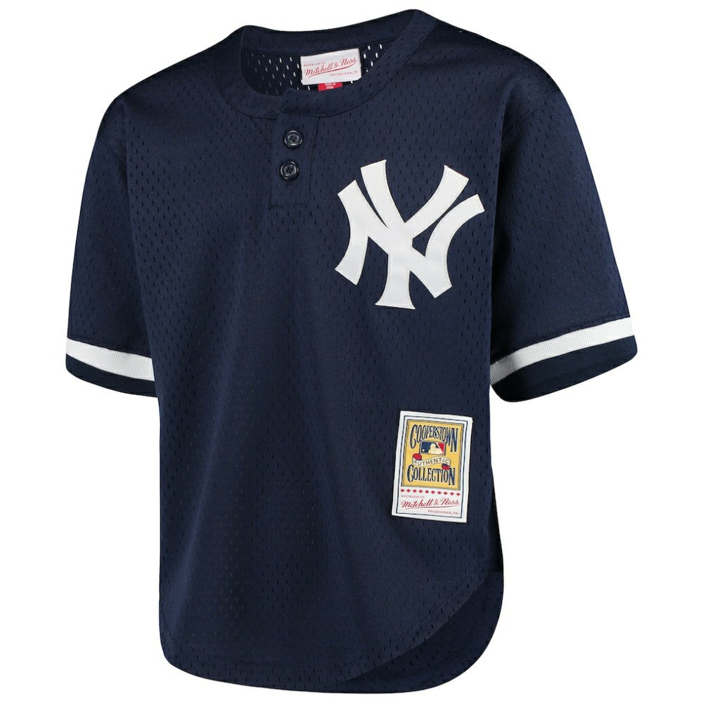 Mariano Rivera New York Yankees Mitchell & Ness Youth Cooperstown Collection Mesh Batting Practice Jersey Navy