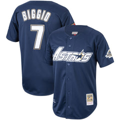Craig Biggio Houston Astros Cooperstown Collection 1994 Authentic Jersey Navy