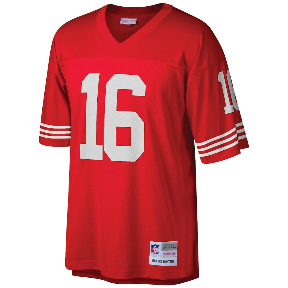 Joe Montana San Francisco 49ers Big & Tall 1990 Retired Player Replica Jersey - Scarlet outlet