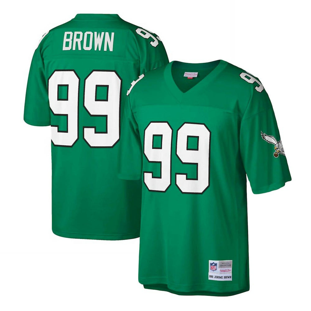 Jerome Brown Philadelphia Eagles Big & Tall 1990 Retired Player Replica Jersey - Kelly Green outlet