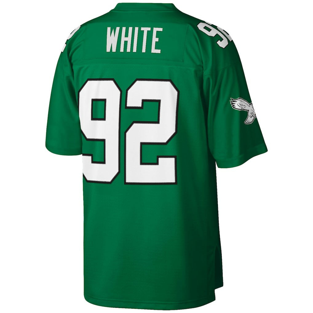 Reggie White Philadelphia Eagles Big & Tall 1990 Retired Player Replica Jersey - Kelly Green discount