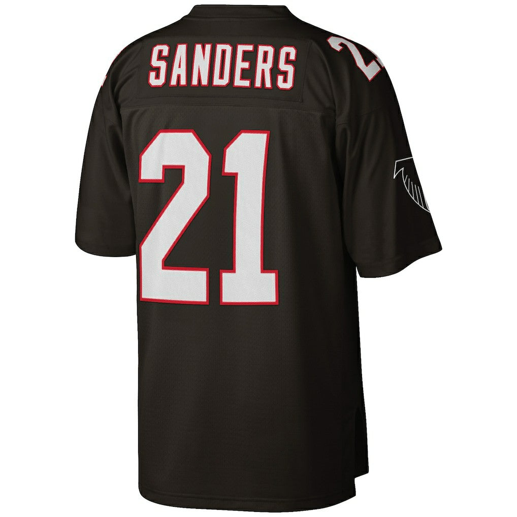 Deion Sanders Atlanta Falcons Big & Tall 1992 Retired Player Replica Jersey - Black for sale