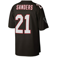 Deion Sanders Atlanta Falcons Big & Tall 1992 Retired Player Replica Jersey - Black for sale