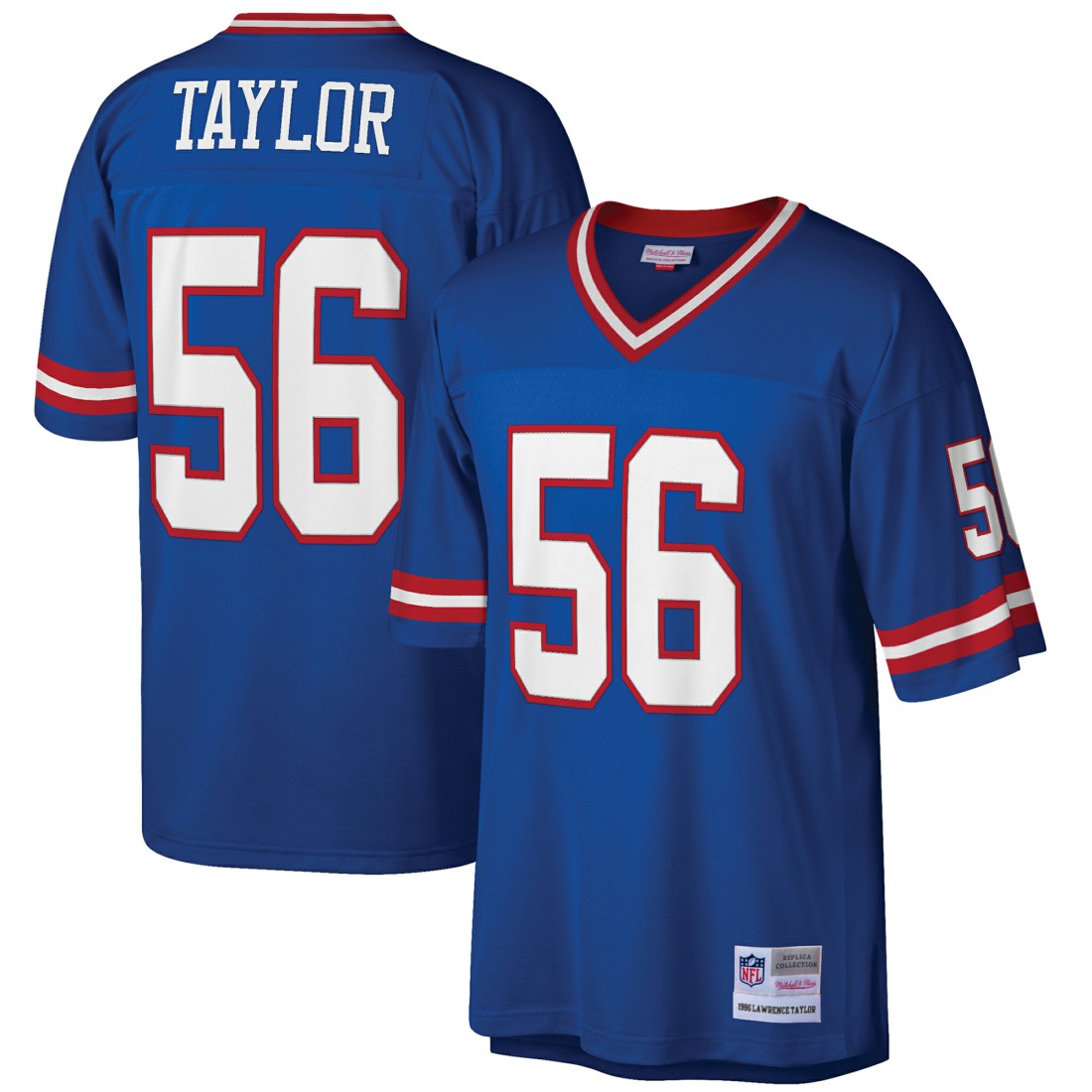 Lawrence Taylor New York Giants Big & Tall 1986 Retired Player Replica Jersey - Royal discount