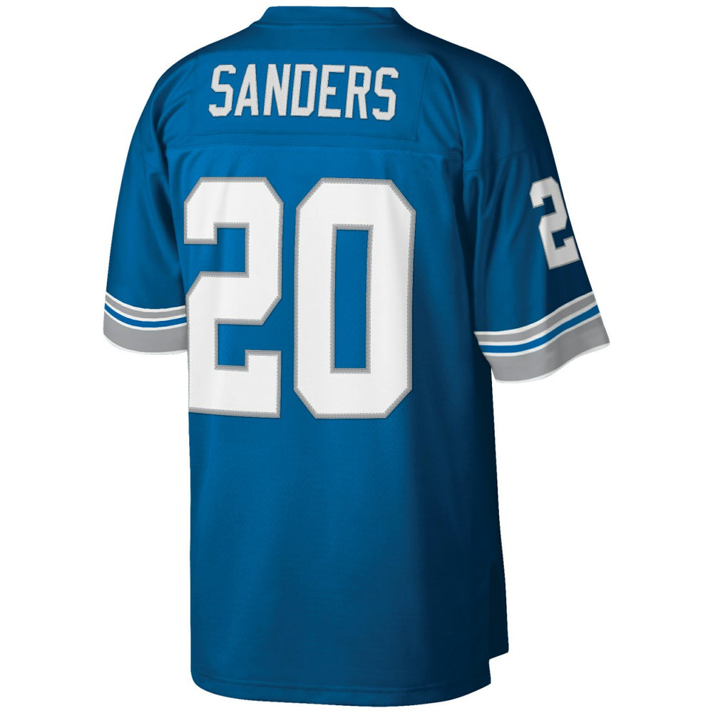 Barry Sanders Detroit Lions Big & Tall 1996 Retired Player Replica Jersey - Blue for sale
