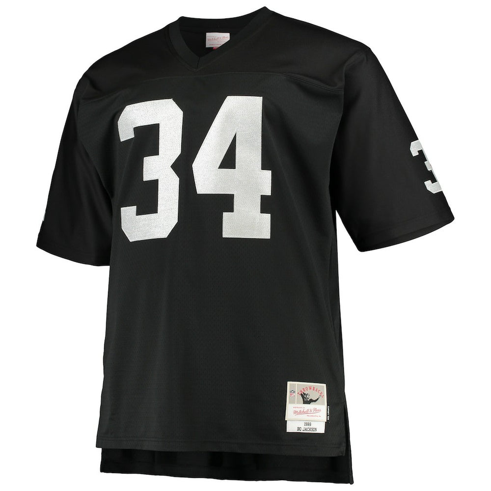Bo Jackson Las Vegas Raiders Big & Tall 1988 Retired Player Replica Jersey - Black discount