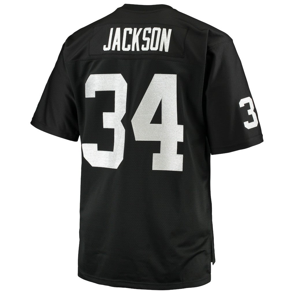Bo Jackson Las Vegas Raiders Big & Tall 1988 Retired Player Replica Jersey - Black discount