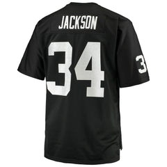 Bo Jackson Las Vegas Raiders Big & Tall 1988 Retired Player Replica Jersey - Black discount