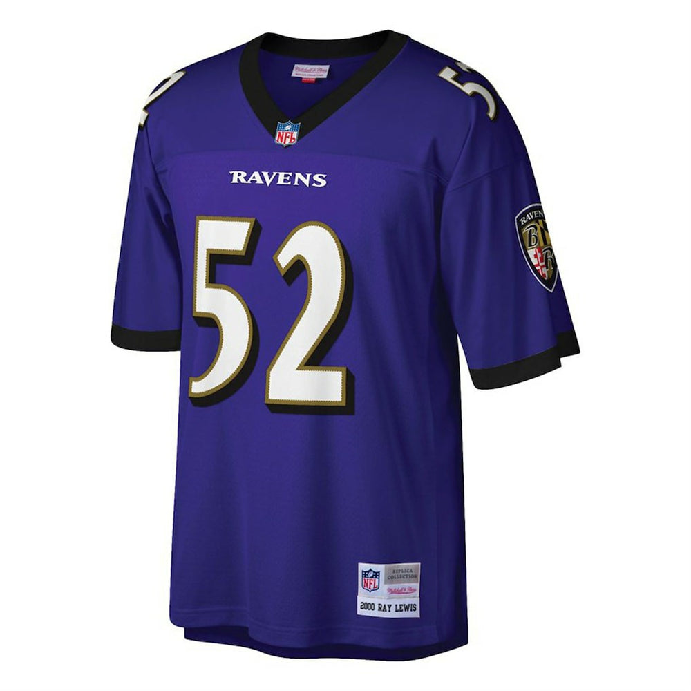 Ray Lewis Baltimore Ravens Big & Tall 2000 Retired Player Replica Jersey - Purple on sale