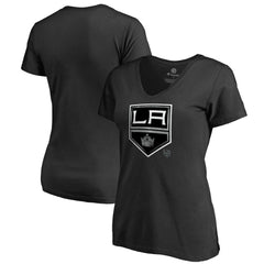 Los Angeles Kings Women's Core Smoke V-Neck T-Shirt - Black T-shirts