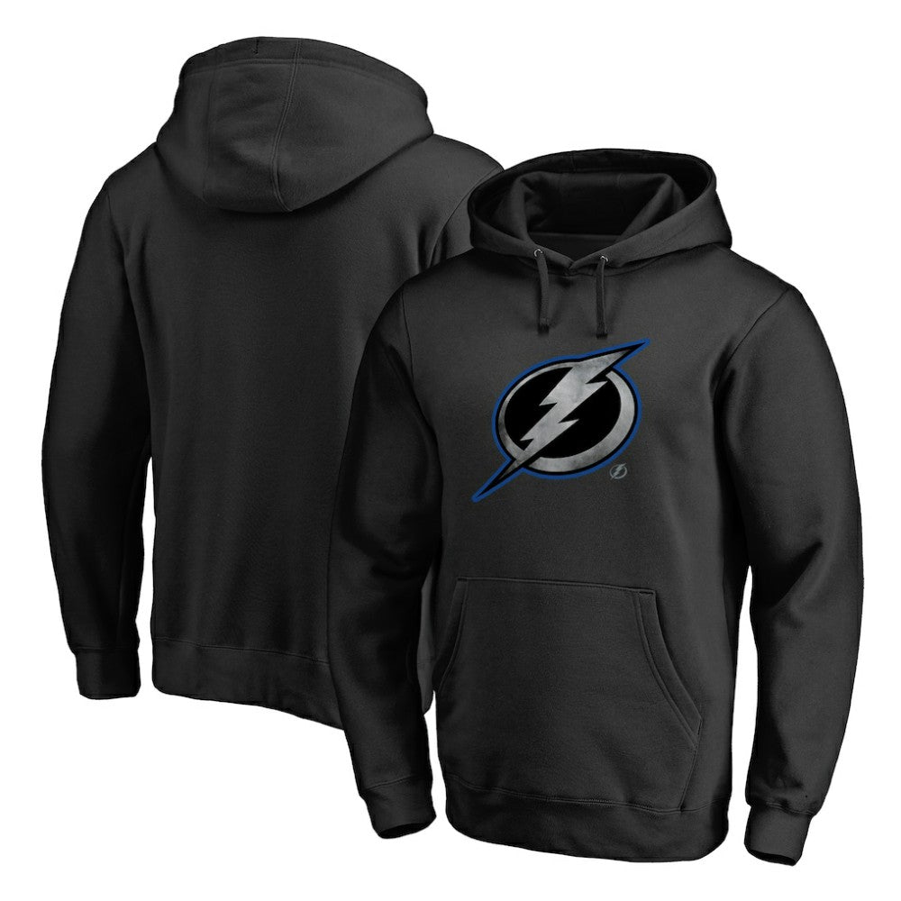 Tampa Bay Lightning Core Smoke Pullover Hoodie - Black Hoodies