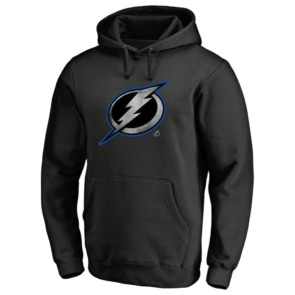 Tampa Bay Lightning Core Smoke Pullover Hoodie - Black Hoodies