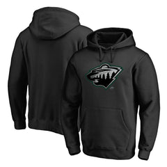 Minnesota Wild Core Smoke Pullover Hoodie - Black Hoodies