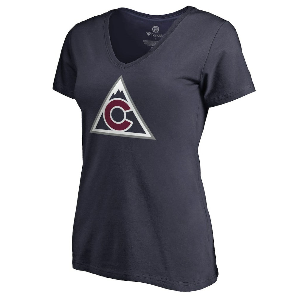 Colorado Avalanche Women's Team Alternate V-Neck T-Shirt - Navy T-shirts