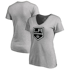 Los Angeles Kings Women's Team Alternate V-Neck T-Shirt - Heather Gray T-shirts