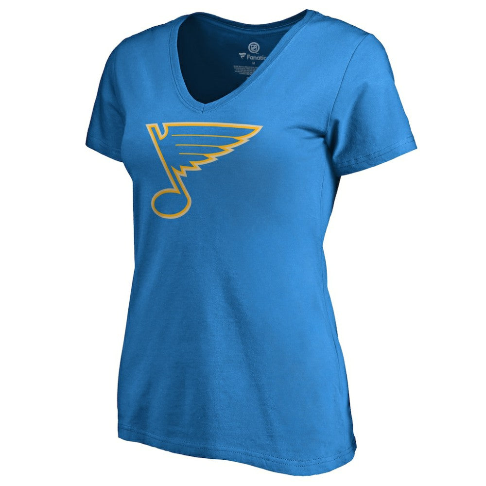 St. Louis Blues Women's Team Alternate V-Neck T-Shirt - Blue T-shirts