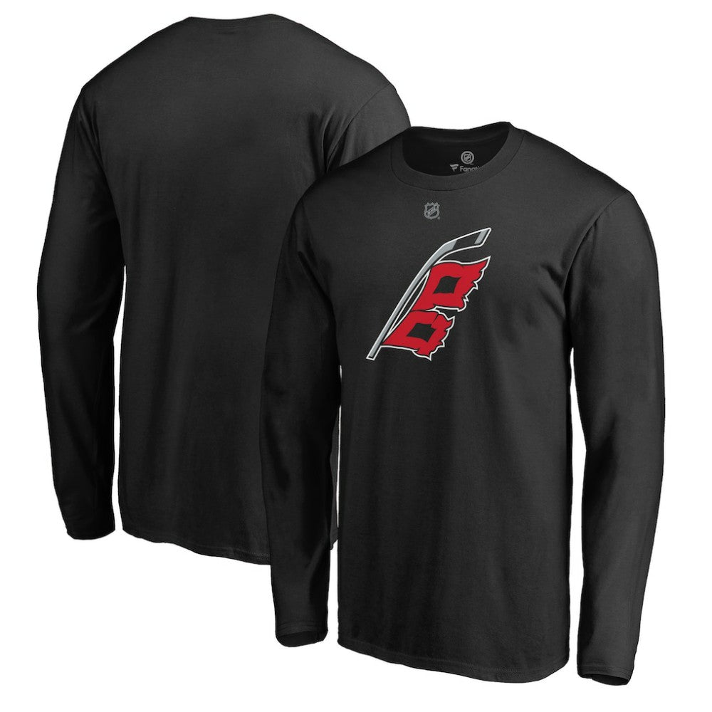 Carolina Hurricanes Team Alternate Long Sleeve T-Shirt - Black T-shirts