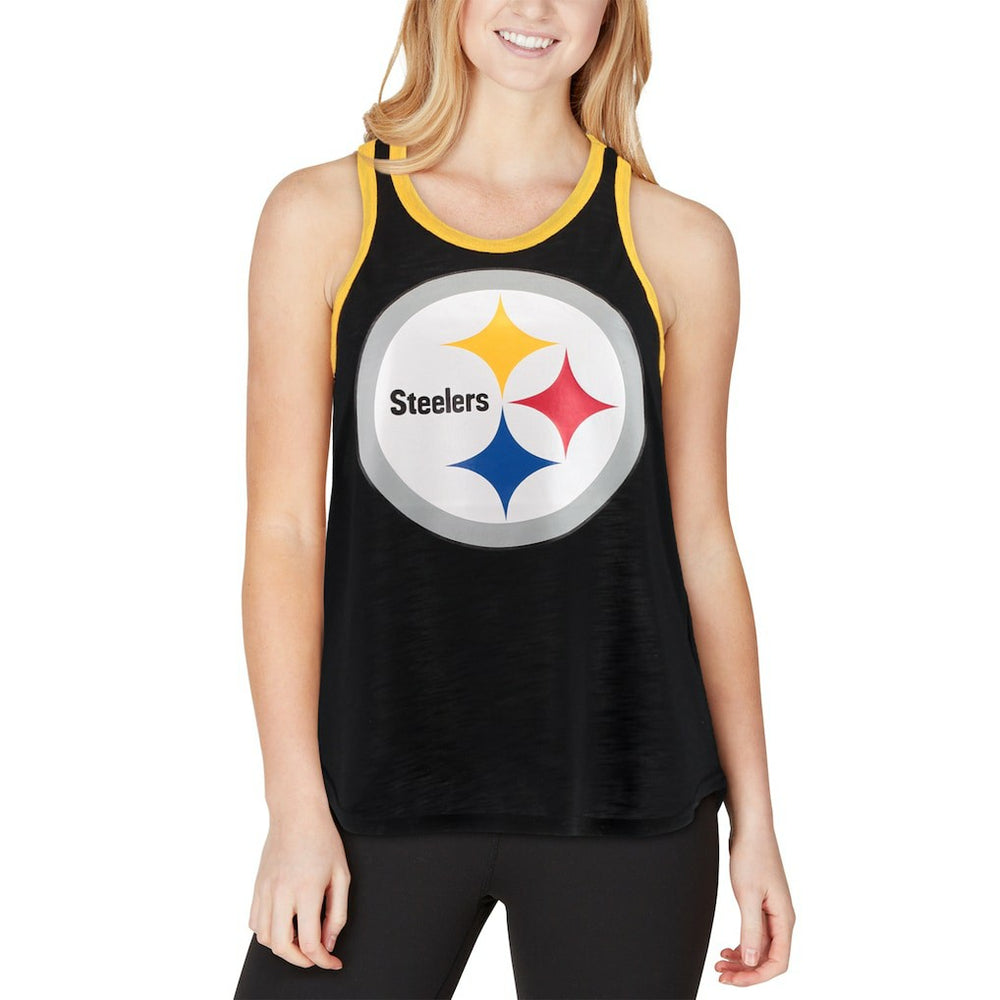 Pittsburgh Steelers G-III 4Her by Carl Banks Women's Tater Tank Top - Black for sale