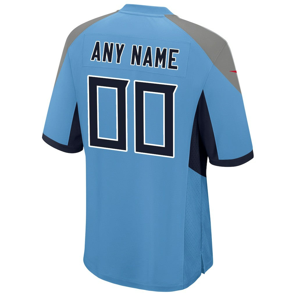 Tennessee Titans Youth Alternate Custom Game Jersey - Light Blue online