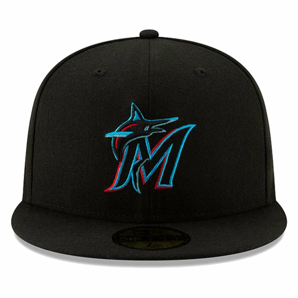 Miami Marlins On-Field Authentic Collection 59FIFTY Fitted Hat Black