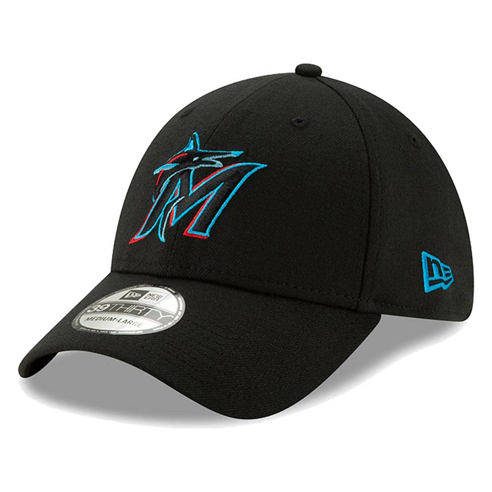 Miami Marlins 2019 Team Classic 39THIRTY Flex Hat Black