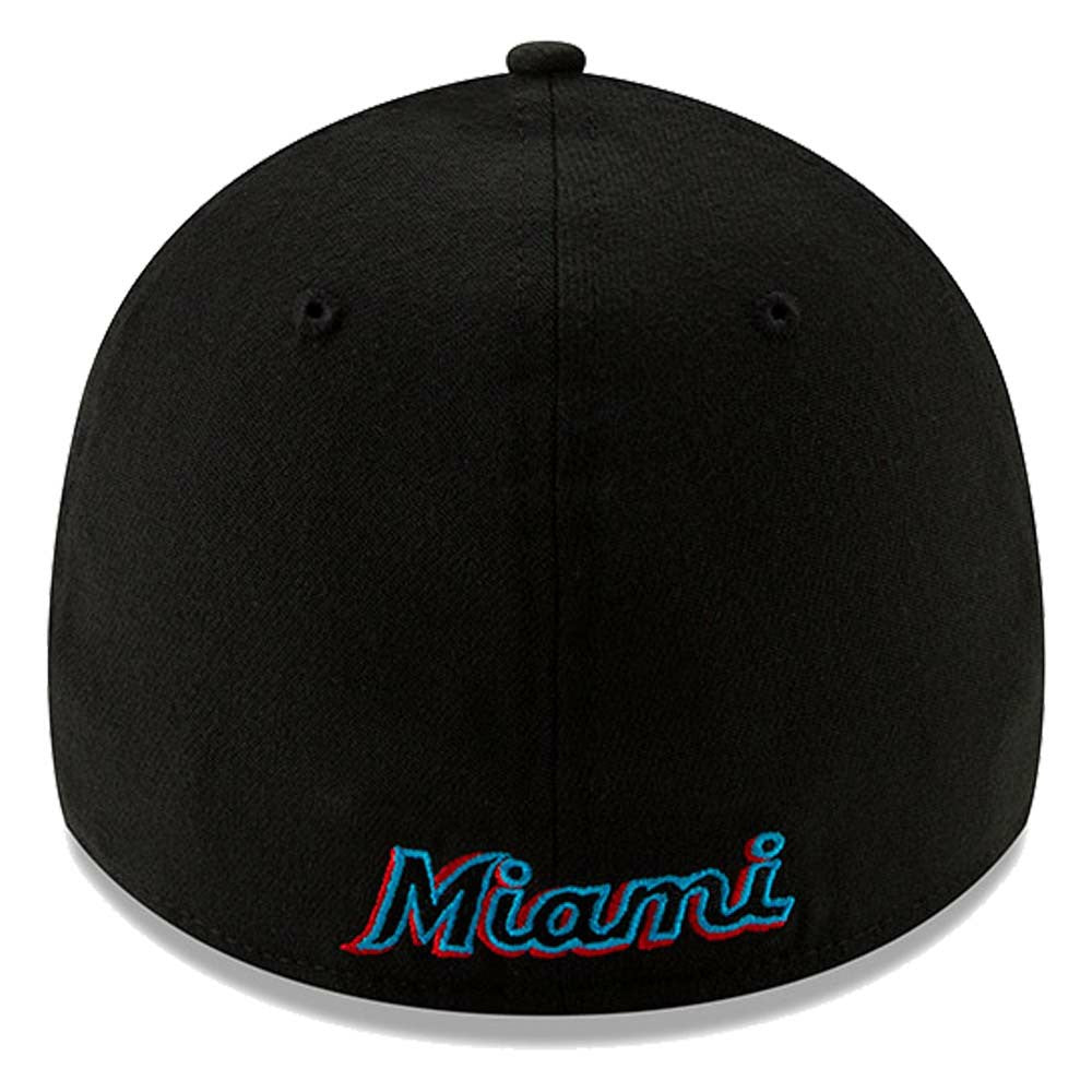 Miami Marlins 2019 Team Classic 39THIRTY Flex Hat Black