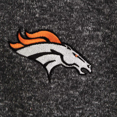 Denver Broncos Antigua Fortune Quarter-Zip Pullover Jacket - Heather Black cheap