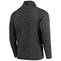 Kansas City Chiefs Antigua Fortune Quarter-Zip Pullover Jacket - Heather Black outlet