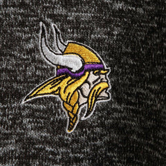 Minnesota Vikings Antigua Fortune Quarter-Zip Pullover Jacket - Heather Black discount