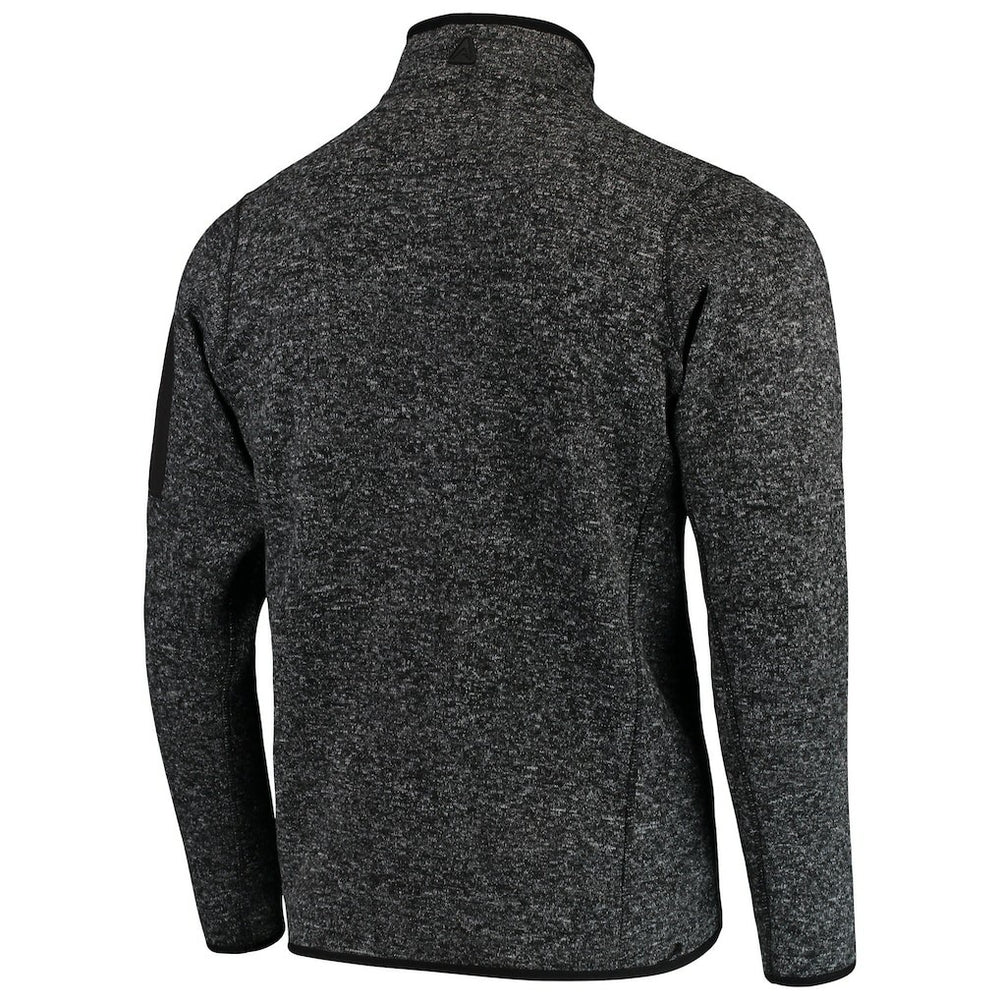 Minnesota Vikings Antigua Fortune Quarter-Zip Pullover Jacket - Heather Black discount