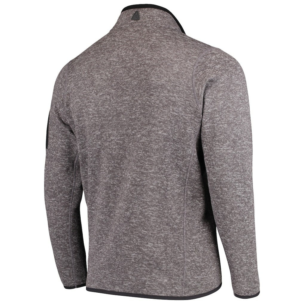 New England Patriots Antigua Fortune Quarter-Zip Pullover Jacket - Charcoal for sale