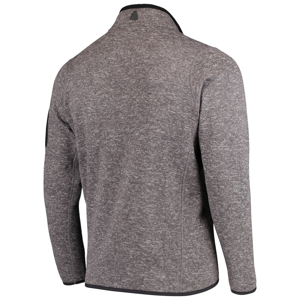 New England Patriots Antigua Fortune Quarter-Zip Pullover Jacket - Charcoal for sale