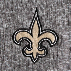 New Orleans Saints Antigua Fortune Quarter-Zip Pullover Jacket - Charcoal for sale