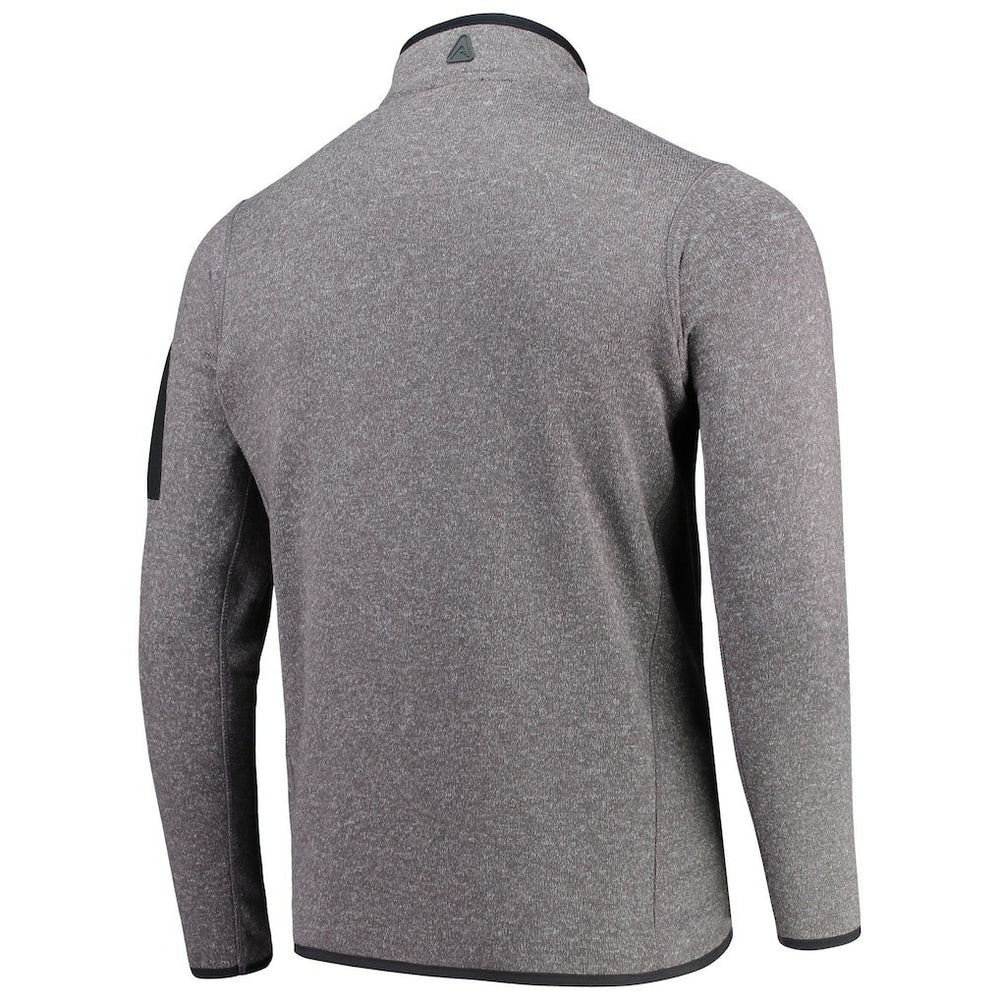 New Orleans Saints Antigua Fortune Quarter-Zip Pullover Jacket - Charcoal for sale