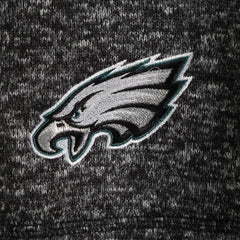 Philadelphia Eagles Antigua Fortune Quarter-Zip Pullover Jacket - Heather Black cheap
