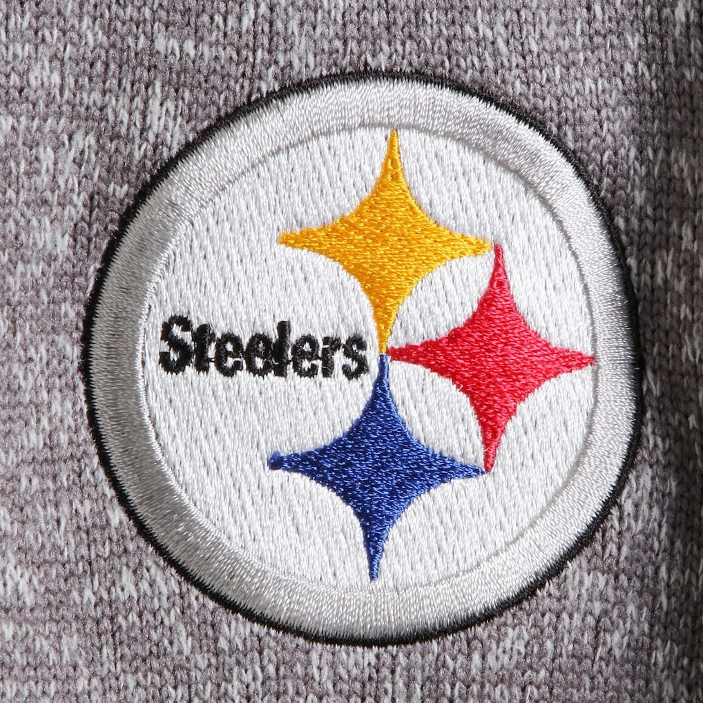 Pittsburgh Steelers Antigua Fortune Quarter-Zip Pullover Jacket - Charcoal sale