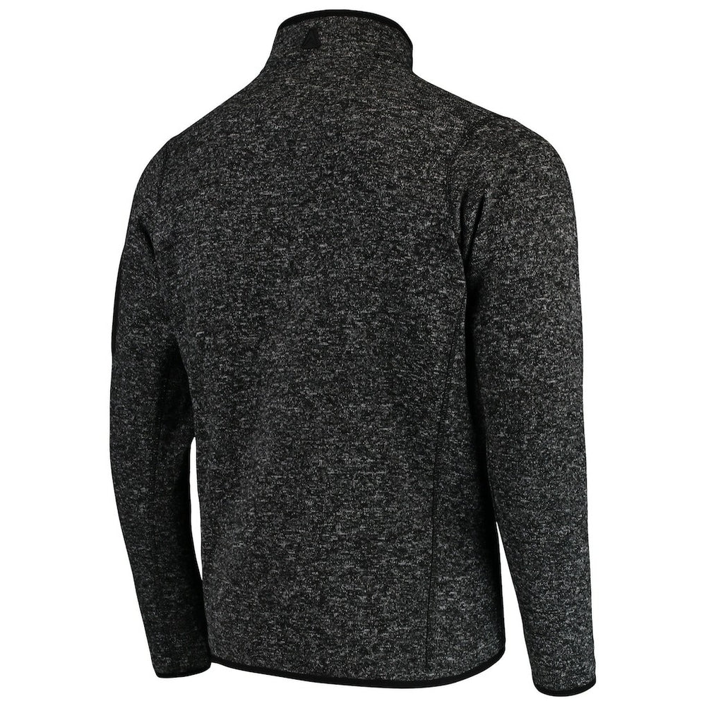Pittsburgh Steelers Antigua Fortune Quarter-Zip Pullover Jacket - Heather Black sale