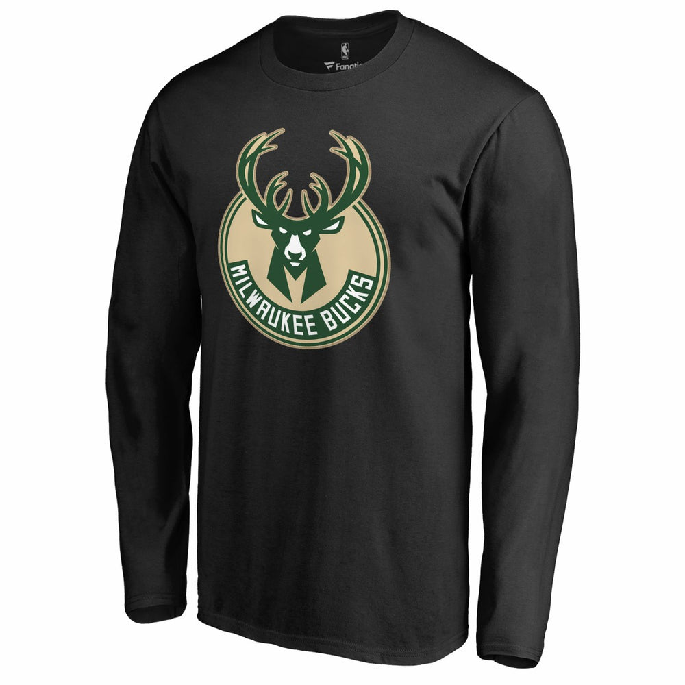 Giannis Antetokounmpo Milwaukee Bucks Team Backer Name & Number Long Sleeve T-Shirt - Black for sale