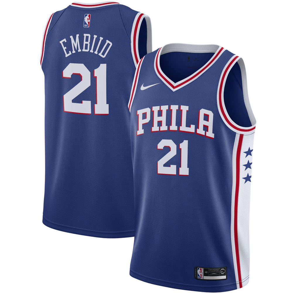 Joel Embiid Philadelphia 76ers 2019/2020 Swingman Jersey - Icon Edition - Royal online