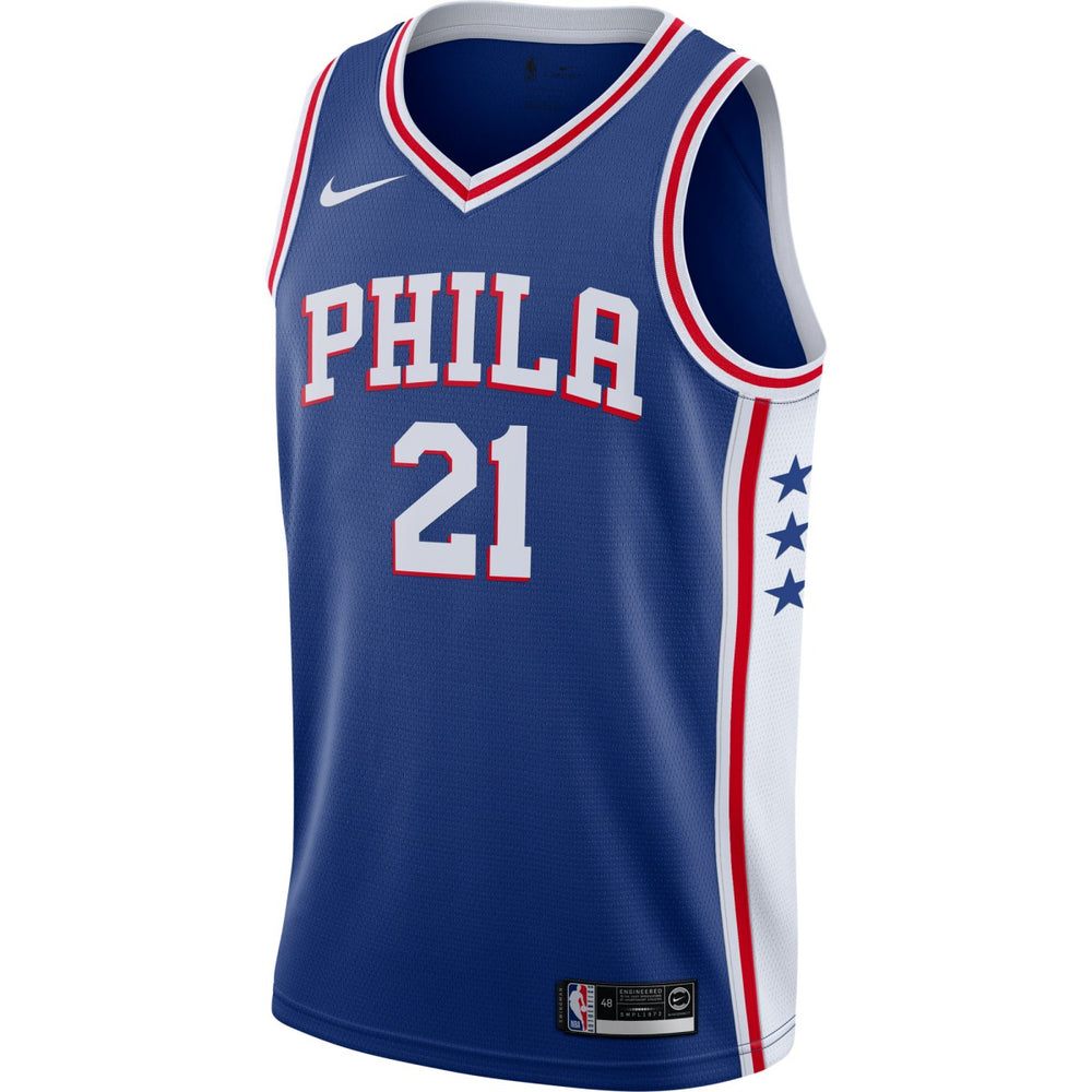 Joel Embiid Philadelphia 76ers 2019/2020 Swingman Jersey - Icon Edition - Royal online