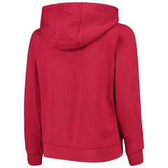 Washington Nationals Youth Team Color Wordmark Full-Zip Hoodie Red