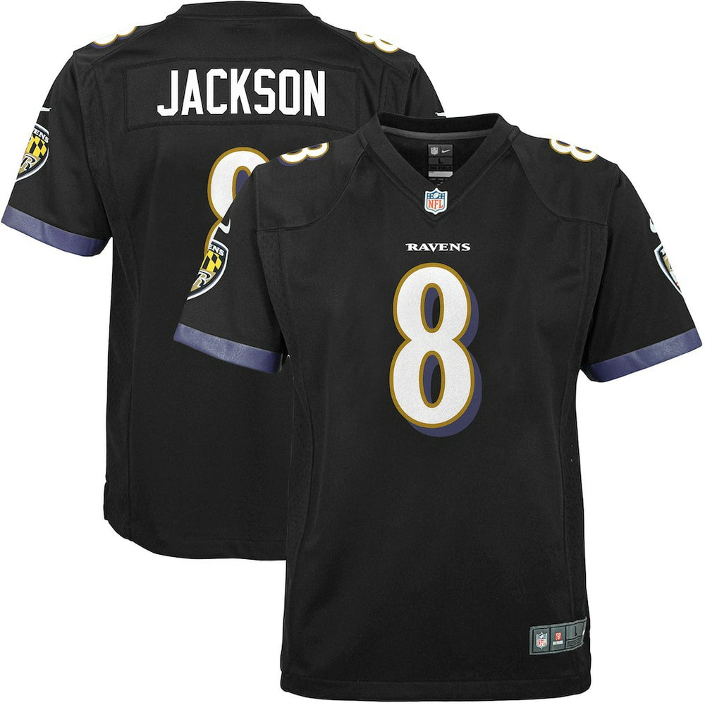 Lamar Jackson Baltimore Ravens Youth Game Jersey - Black sale