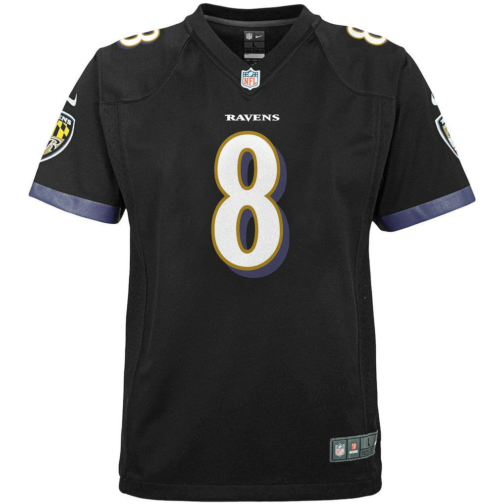 Lamar Jackson Baltimore Ravens Youth Game Jersey - Black sale