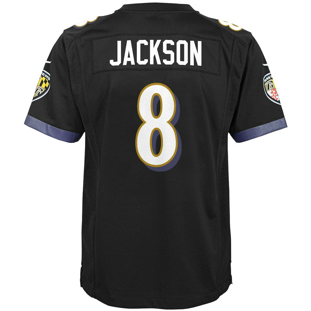 Lamar Jackson Baltimore Ravens Youth Game Jersey - Black sale