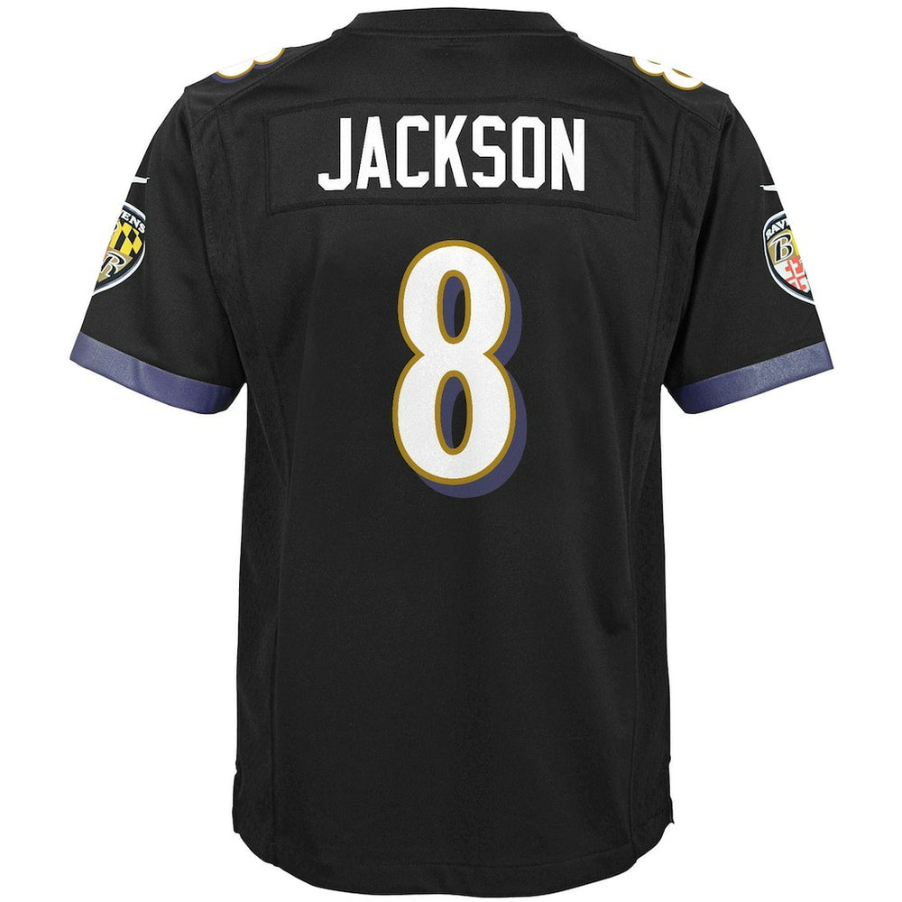 Lamar Jackson Baltimore Ravens Youth Game Jersey - Black sale