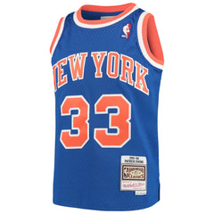 Patrick Ewing New York Knicks Youth Hardwood Classics Swingman Throwback Jersey - Blue sale