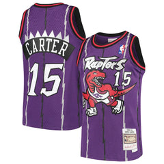 Vince Carter Toronto Raptors Youth 1998/99 Hardwood Classics Swingman Throwback Jersey - Purple outlet